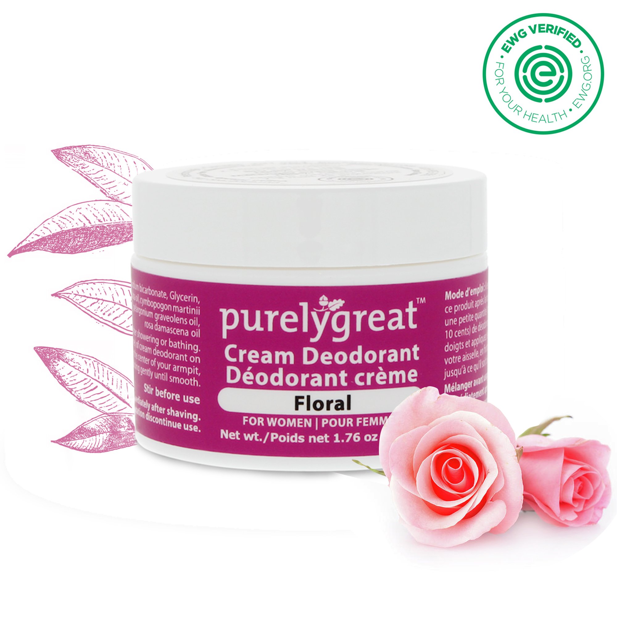 Floral Cream Deodorant for Women 5